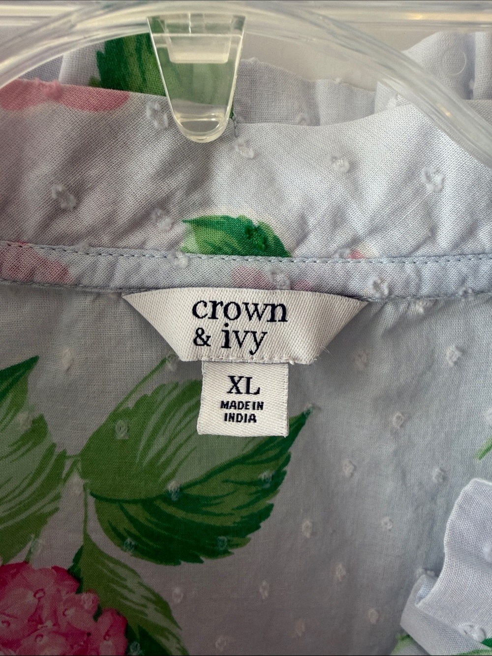 Crown & Ivy Floral Ruffle Tiered Midi Dress Size XL Cottagecore Coquette - Picture 2 of 3